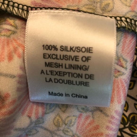 Tory Burch Patterned Silk Maxi Dress, Size Medium. - Picture 8 of 8